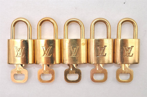 Authentic Louis Vuitton Padlock & Keys 10Set LV 0556L