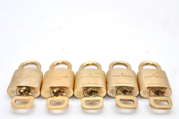 Authentic Louis Vuitton Padlock & Keys 10Set LV 0556L