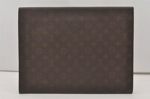 Authentic Louis Vuitton Monogram Poche Ministre Document Case Old Model LV 0557J