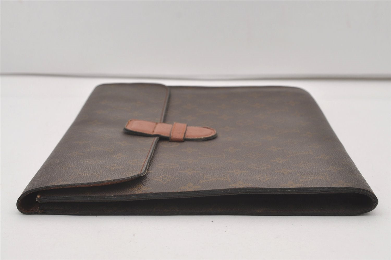 Authentic Louis Vuitton Monogram Poche Ministre Document Case Old Model LV 0557J