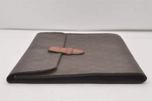Authentic Louis Vuitton Monogram Poche Ministre Document Case Old Model LV 0557J