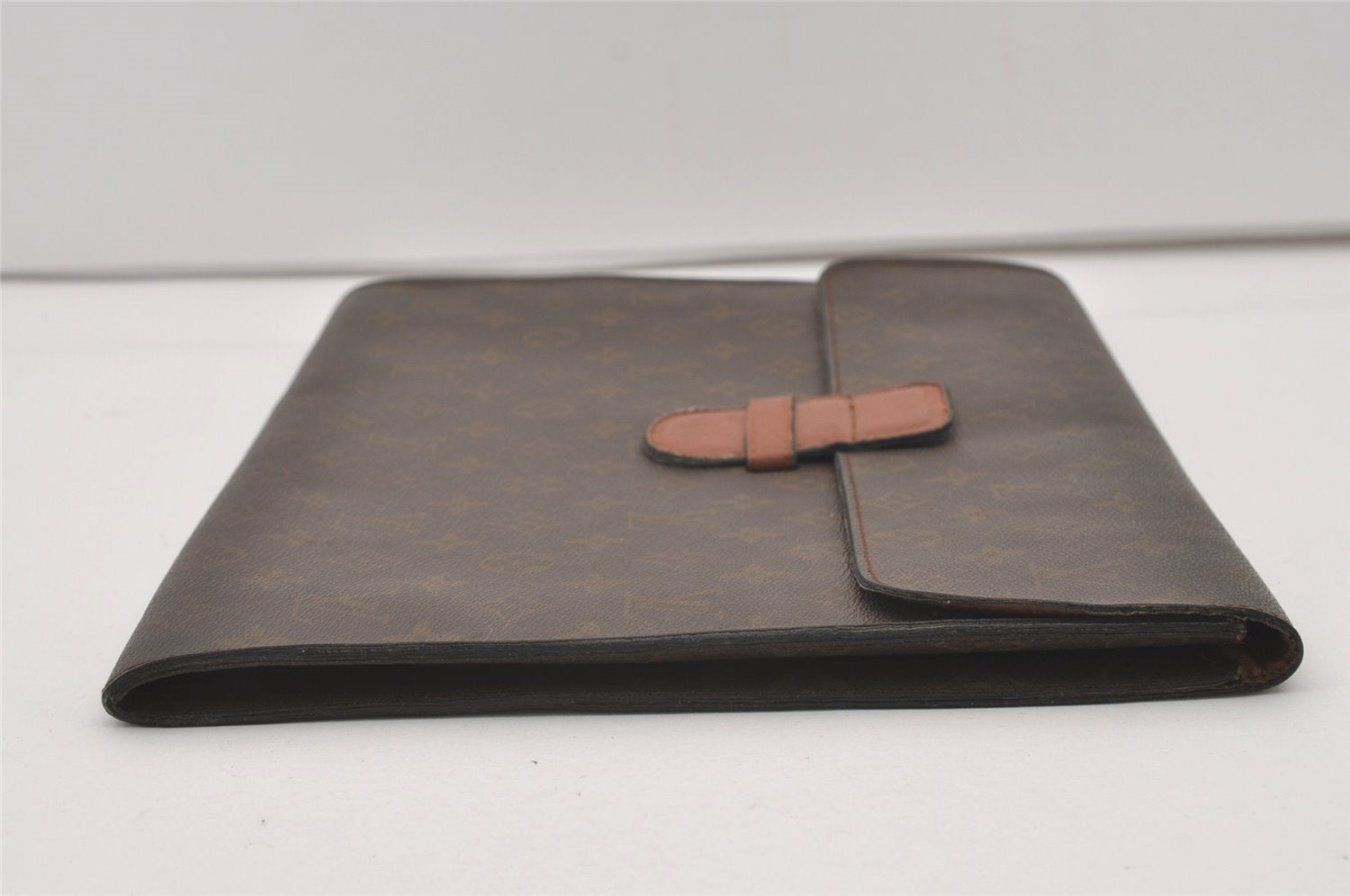 Authentic Louis Vuitton Monogram Poche Ministre Document Case Old Model LV 0557J