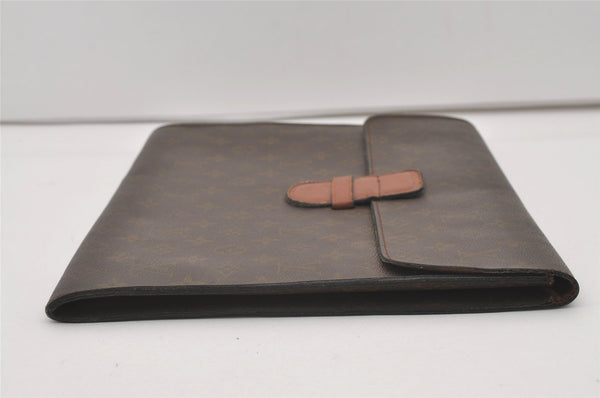 Authentic Louis Vuitton Monogram Poche Ministre Document Case Old Model LV 0557J