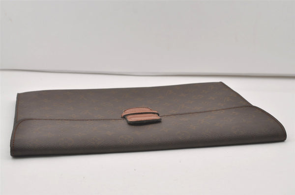 Authentic Louis Vuitton Monogram Poche Ministre Document Case Old Model LV 0557J