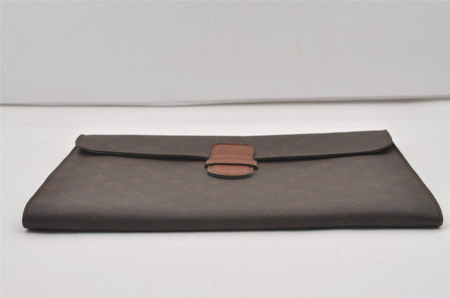 Authentic Louis Vuitton Monogram Poche Ministre Document Case Old Model LV 0557J