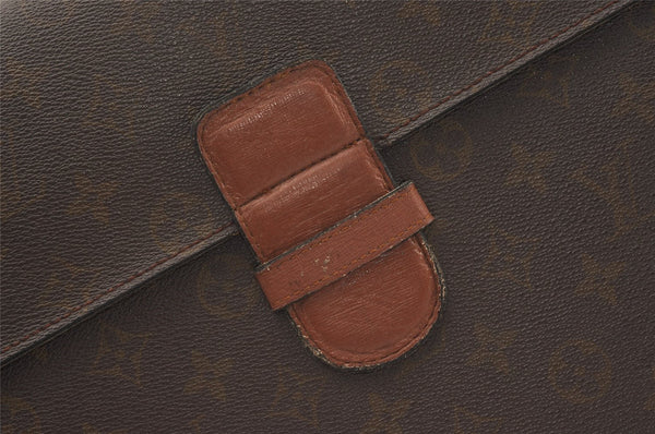 Authentic Louis Vuitton Monogram Poche Ministre Document Case Old Model LV 0557J