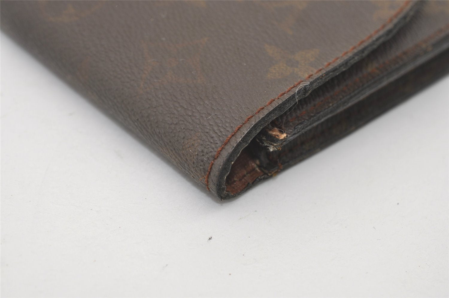 Authentic Louis Vuitton Monogram Poche Ministre Document Case Old Model LV 0557J