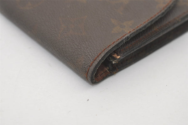 Authentic Louis Vuitton Monogram Poche Ministre Document Case Old Model LV 0557J