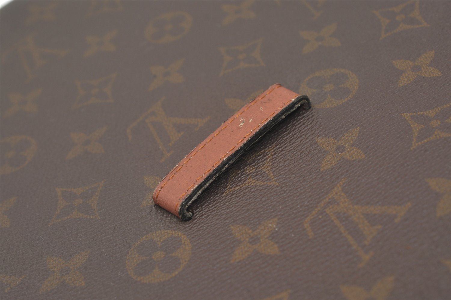 Authentic Louis Vuitton Monogram Poche Ministre Document Case Old Model LV 0557J