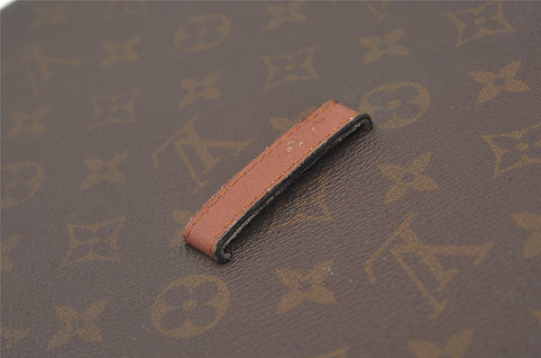 Authentic Louis Vuitton Monogram Poche Ministre Document Case Old Model LV 0557J