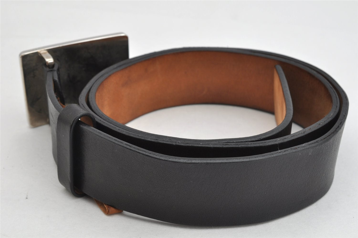 Authentic GUCCI Vintage Belt Leather Size 80cm 31.5
