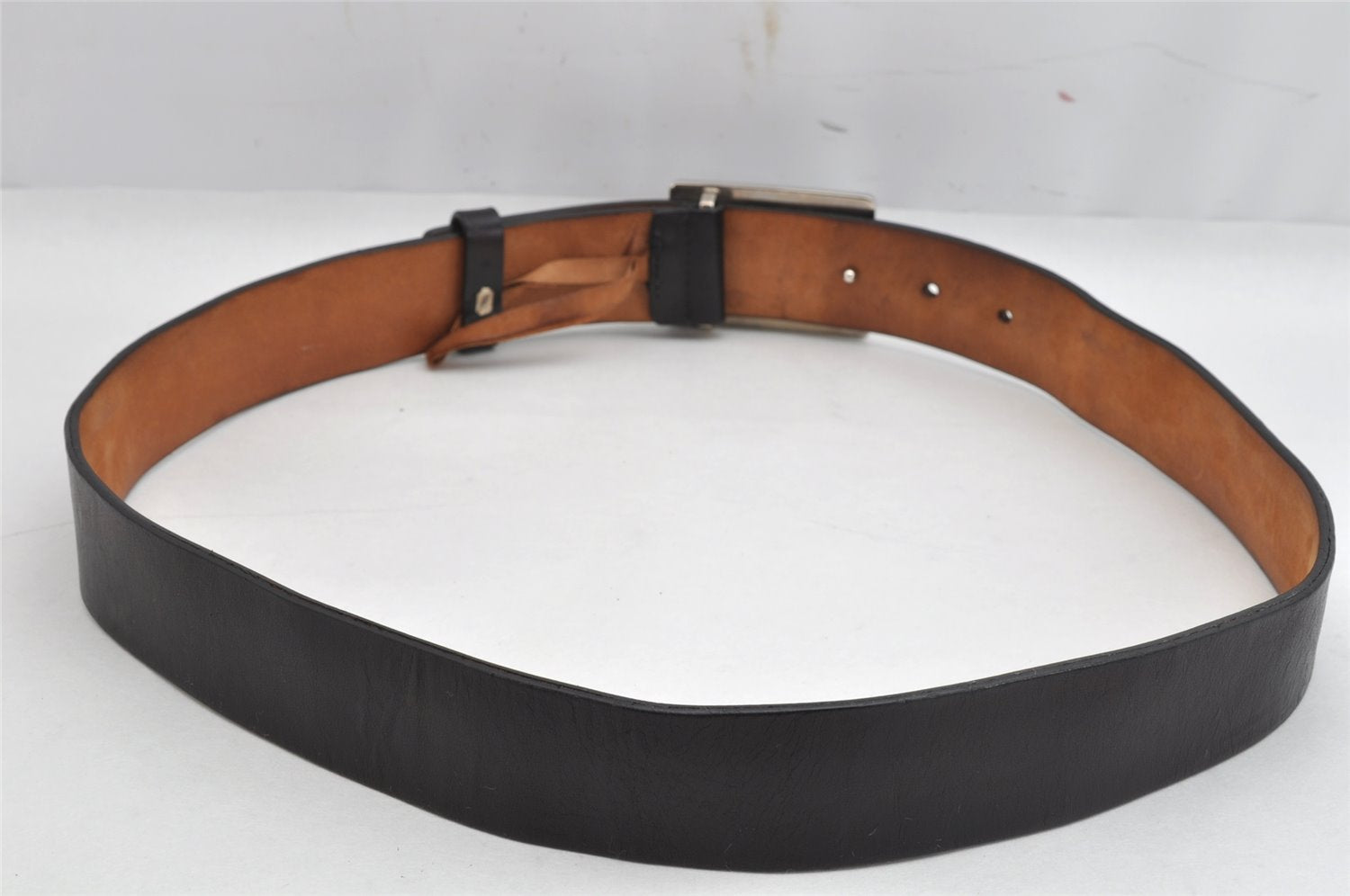 Authentic GUCCI Vintage Belt Leather Size 80cm 31.5