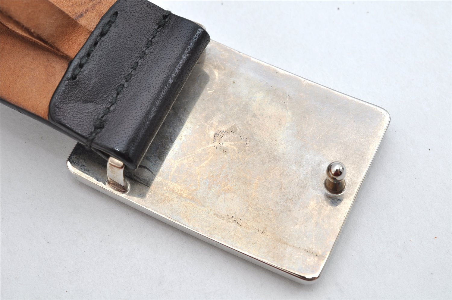 Authentic GUCCI Vintage Belt Leather Size 80cm 31.5