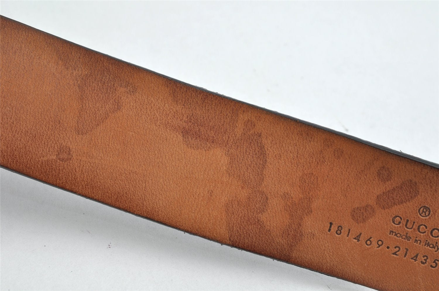 Authentic GUCCI Vintage Belt Leather Size 80cm 31.5