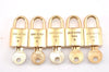 Authentic Louis Vuitton Padlock and Key 10Set Old Model LV 0557L