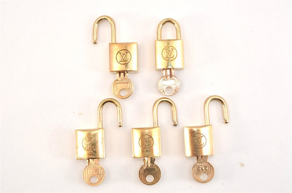 Authentic Louis Vuitton Padlock and Key 10Set Old Model LV 0557L