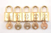 Authentic Louis Vuitton Padlock and Key 10Set Old Model LV 0557L