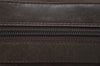 Authentic GUCCI Vintage Bamboo Shoulder Hand Bag Purse Nylon Leather Brown 0558J