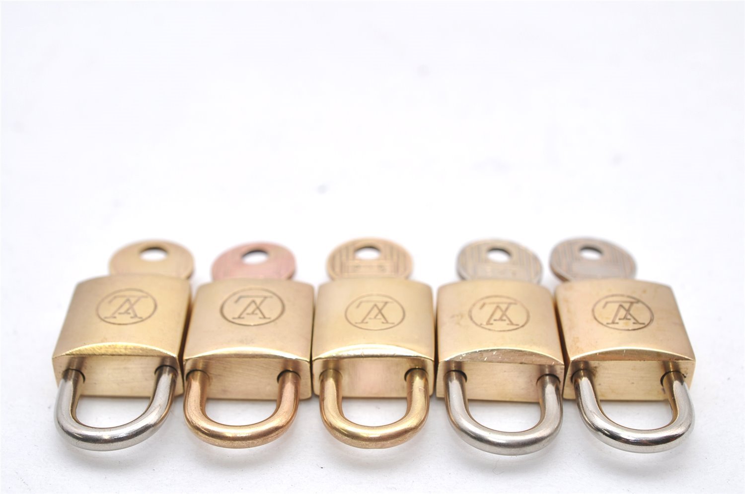 Authentic Louis Vuitton Padlock and Key 10Set Old Model LV 0558L