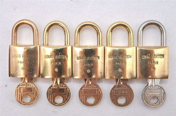 Authentic Louis Vuitton Padlock and Key 10Set Old Model LV 0558L