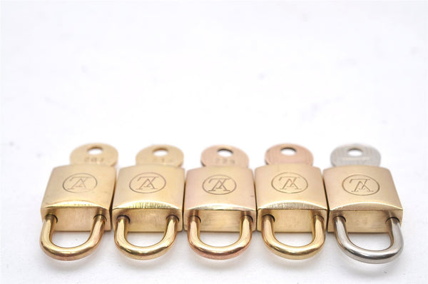 Authentic Louis Vuitton Padlock and Key 10Set Old Model LV 0558L