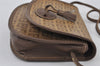 Authentic FENDI Zucchino Shoulder Cross Body Bag Purse PVC Leather Brown 0559J