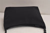 Authentic Salvatore Ferragamo Vara Shoulder Bag Purse Canvas Leather Black 0559K