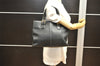 Authentic Burberrys Vintage Leather Shoulder Hand Bag Purse Black 0560J