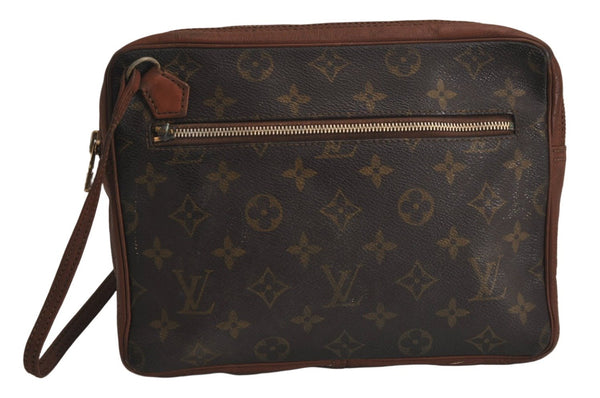 Authentic Louis Vuitton Monogram Pochette Sport Clutch Hand Bag Old Model 0562K