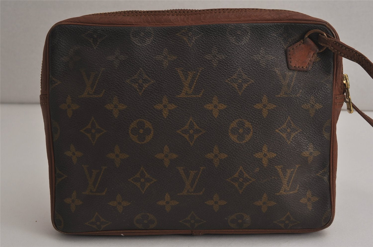Authentic Louis Vuitton Monogram Pochette Sport Clutch Hand Bag Old Model 0562K