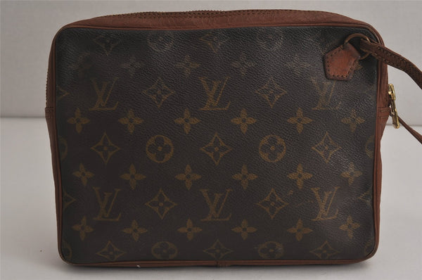 Authentic Louis Vuitton Monogram Pochette Sport Clutch Hand Bag Old Model 0562K