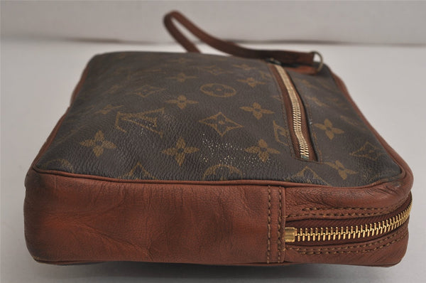Authentic Louis Vuitton Monogram Pochette Sport Clutch Hand Bag Old Model 0562K