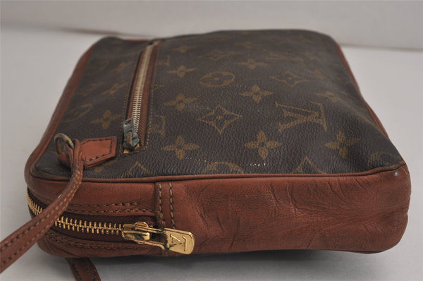 Authentic Louis Vuitton Monogram Pochette Sport Clutch Hand Bag Old Model 0562K