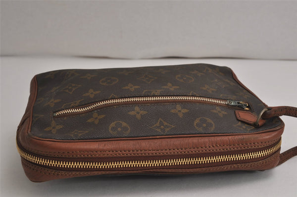 Authentic Louis Vuitton Monogram Pochette Sport Clutch Hand Bag Old Model 0562K