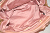 Authentic MIU MIU Matelasse Leather 2Way Shoulder Hand Bag Purse Pink 0566J