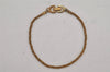 Authentic Christian Dior Vintage Chain Bracelet Gold Tone CD 0567K