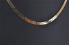 Authentic GIVENCHY Vintage Chain Pendant Necklace Gold Tone 0568K