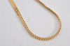 Authentic GIVENCHY Vintage Chain Pendant Necklace Gold Tone 0568K