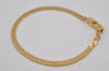 Authentic GIVENCHY Vintage Chain Bracelet Gold Tone 0569K