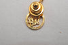 Authentic Christian Dior Logo Motif Chain Tie Tack Pin Gold Tone CD 0570K