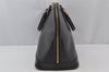 Authentic Louis Vuitton Epi Alma PM Hand Bag Black M40302 LV 0572J