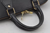 Authentic Louis Vuitton Epi Alma PM Hand Bag Black M40302 LV 0572J