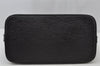 Authentic Louis Vuitton Epi Alma PM Hand Bag Black M40302 LV 0572J