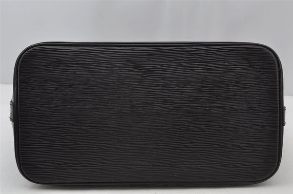 Authentic Louis Vuitton Epi Alma PM Hand Bag Black M40302 LV 0572J