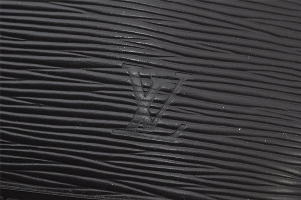 Authentic Louis Vuitton Epi Alma PM Hand Bag Black M40302 LV 0572J