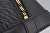 Authentic Louis Vuitton Epi Alma PM Hand Bag Black M40302 LV 0572J