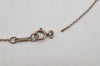 Authentic TIFFANY & Co. Elsa Peretti Bean Pendant Necklace Silver Junk 0572K