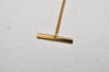 Authentic Christian Dior Vintage Logo Motif Tie Chain Pin Gold Tone CD 0574K