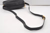 Authentic GUCCI Shoulder Cross Body Bag Purse Canvas Leather Black Junk 0575J
