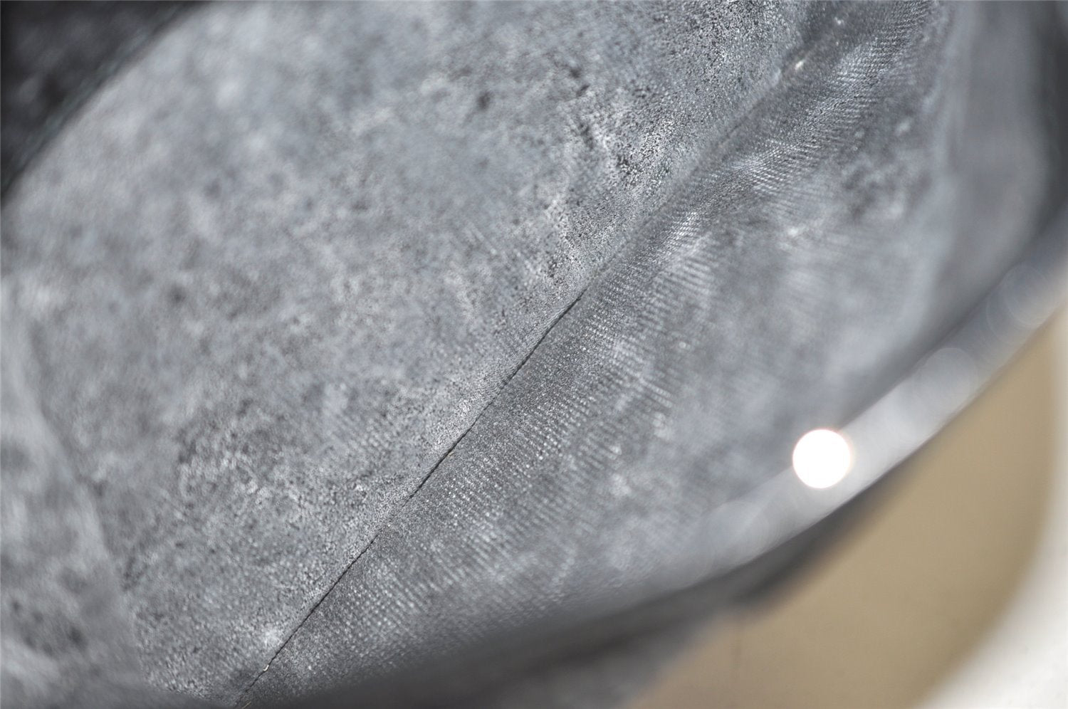 Authentic GUCCI Shoulder Cross Body Bag Purse Canvas Leather Black Junk 0575J